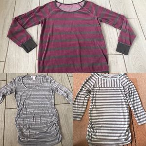 Maternity long sleeve shirts